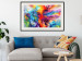 Poster Colorful Splash - abstraction of colorful patterns in artistic motif 128534 additionalThumb 24