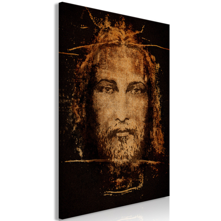 Canvas Print Turin Shroud (1-part) vertical - sacred composition of Jesus 129334 additionalImage 2