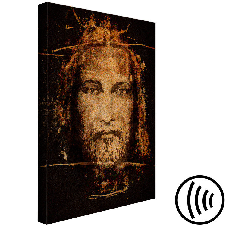 Canvas Print Turin Shroud (1-part) vertical - sacred composition of Jesus 129334 additionalImage 6