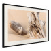 Poster Uncovered Past - beach landscape with a piece of brown wood 129834 additionalThumb 2