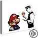 Canvas Print Mario and a Police Officer - graphic inspired by Banksy's street art 132434 additionalThumb 6