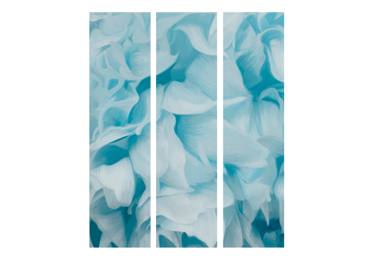 Room Divider Azalea (Blue) - velvety composition of blue rose petals 133934 additionalImage 3
