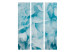 Room Divider Azalea (Blue) - velvety composition of blue rose petals 133934 additionalThumb 3