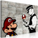 Large canvas print Banksy: Mario Bros [Large Format] 137534 additionalThumb 2