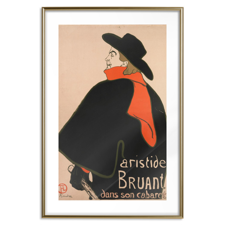 Poster Aristide Bruant: In His Cabaret - French text and a man 137834 additionalImage 13