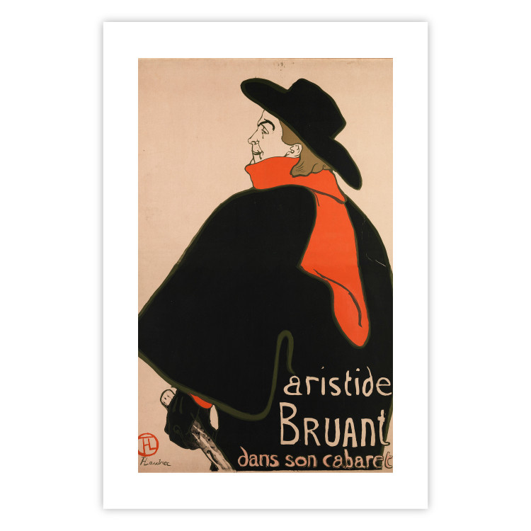 Poster Aristide Bruant: In His Cabaret - French text and a man 137834 additionalImage 11