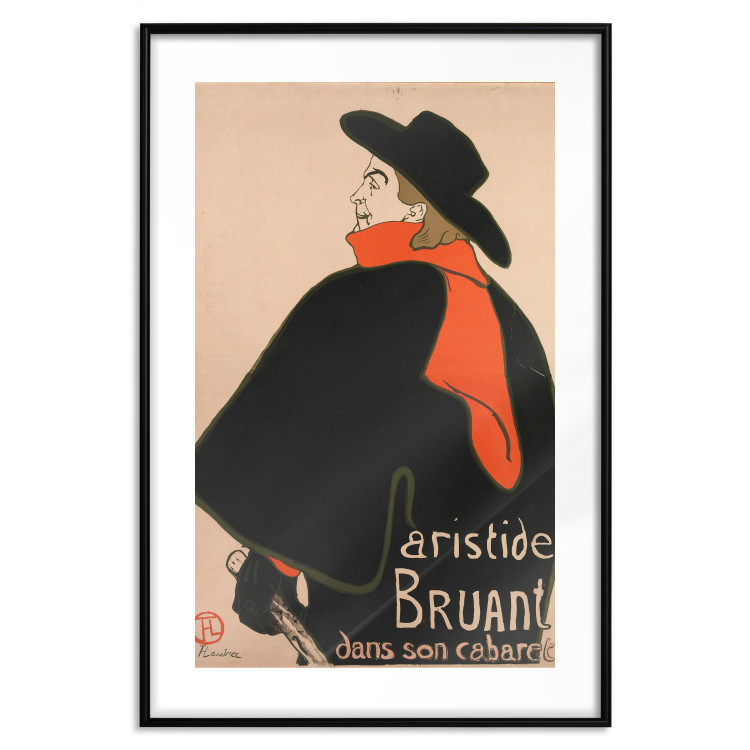 Poster Aristide Bruant: In His Cabaret - French text and a man 137834 additionalImage 14