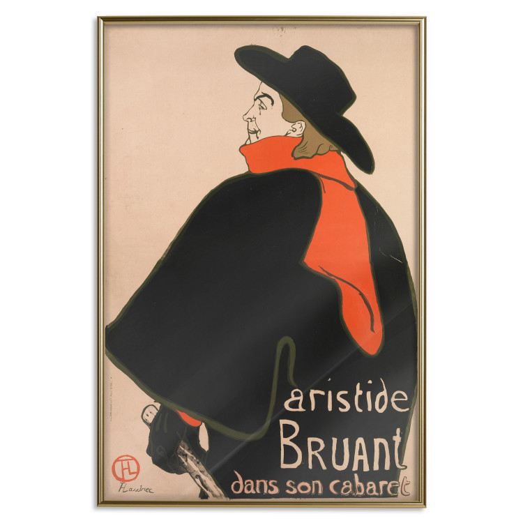 Poster Aristide Bruant: In His Cabaret - French text and a man 137834 additionalImage 9