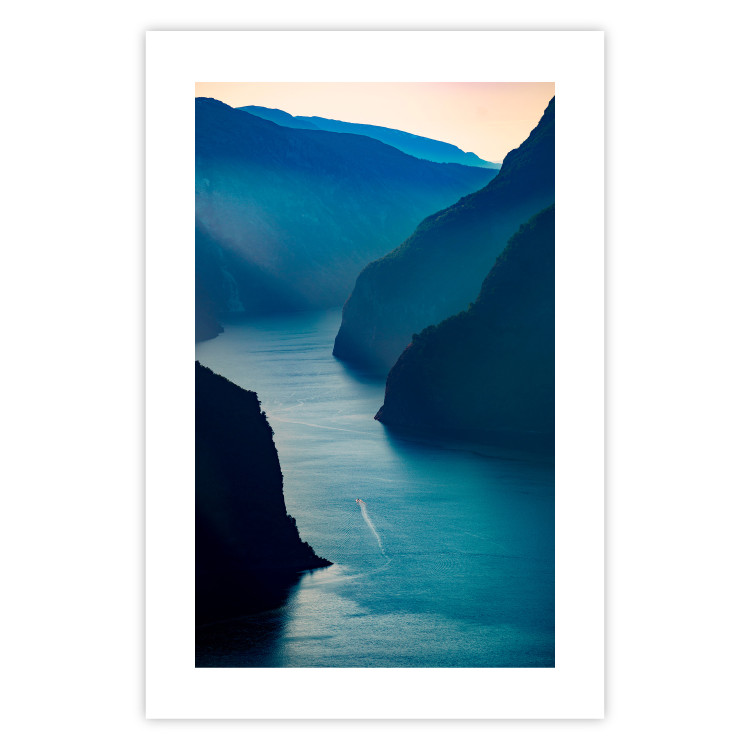 Poster Aurlandsfjord - majestic landscape of a river between towering mountains 138734 additionalImage 15