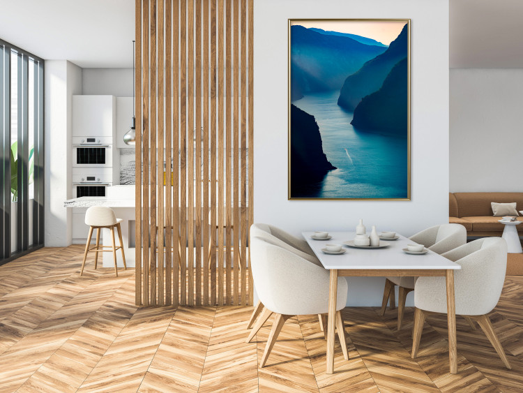 Poster Aurlandsfjord - majestic landscape of a river between towering mountains 138734 additionalImage 11