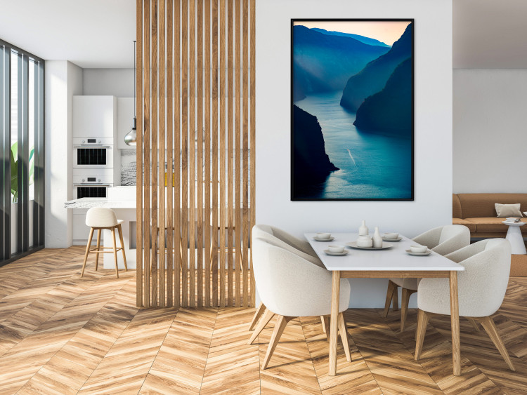 Poster Aurlandsfjord - majestic landscape of a river between towering mountains 138734 additionalImage 6