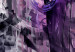 Canvas Print Purple Swirl (1-piece) Narrow - modern abstraction 138834 additionalThumb 5