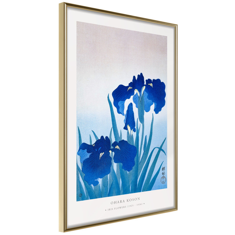 Wall Poster Blue Irises 142834 additionalImage 2