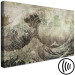 Canvas Art Print Fresco Element (1-piece) Wide - turbulent waves and stormy sea 143834 additionalThumb 6