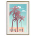 Poster Miami Palm Trees - Holiday View With Blue Sky and White Clouds 144334 additionalThumb 25