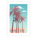 Poster Miami Palm Trees - Holiday View With Blue Sky and White Clouds 144334 additionalThumb 20