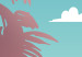 Poster Miami Palm Trees - Holiday View With Blue Sky and White Clouds 144334 additionalThumb 2