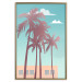 Poster Miami Palm Trees - Holiday View With Blue Sky and White Clouds 144334 additionalThumb 21