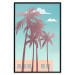 Poster Miami Palm Trees - Holiday View With Blue Sky and White Clouds 144334 additionalThumb 23