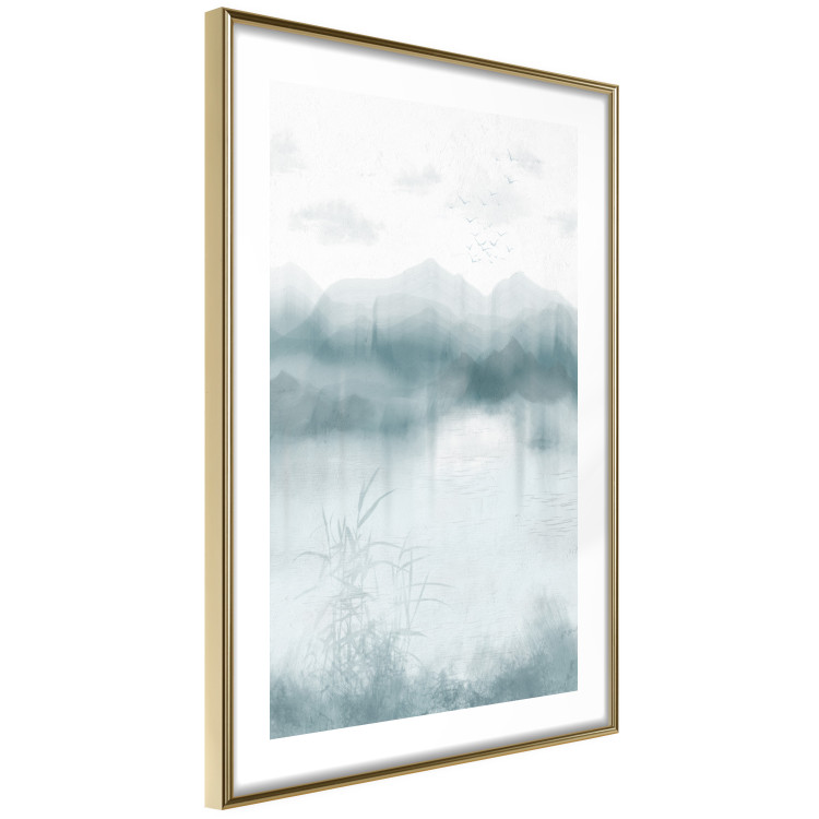 Poster Blue Mountains - Misty Landscape in Soothing Tones 146134 additionalImage 9