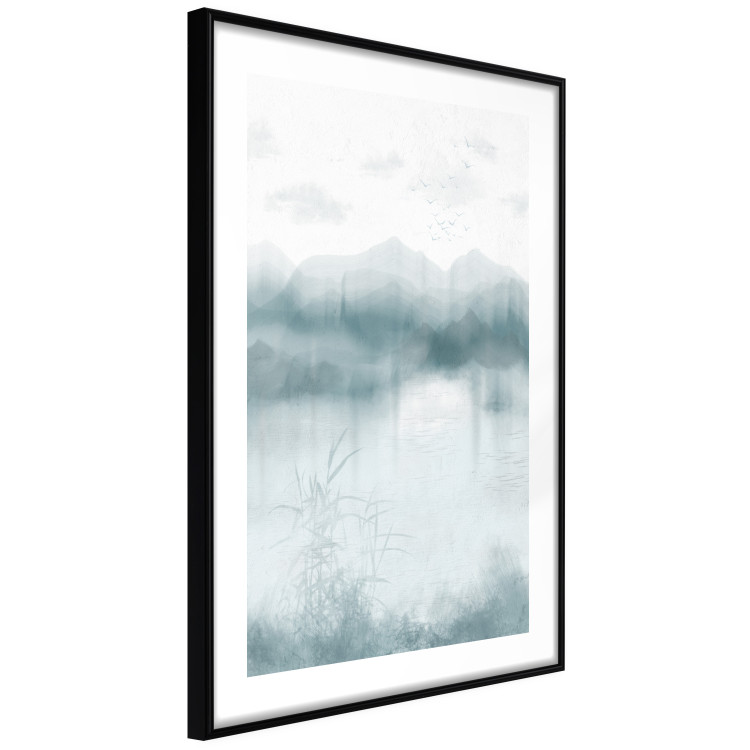 Poster Blue Mountains - Misty Landscape in Soothing Tones 146134 additionalImage 4