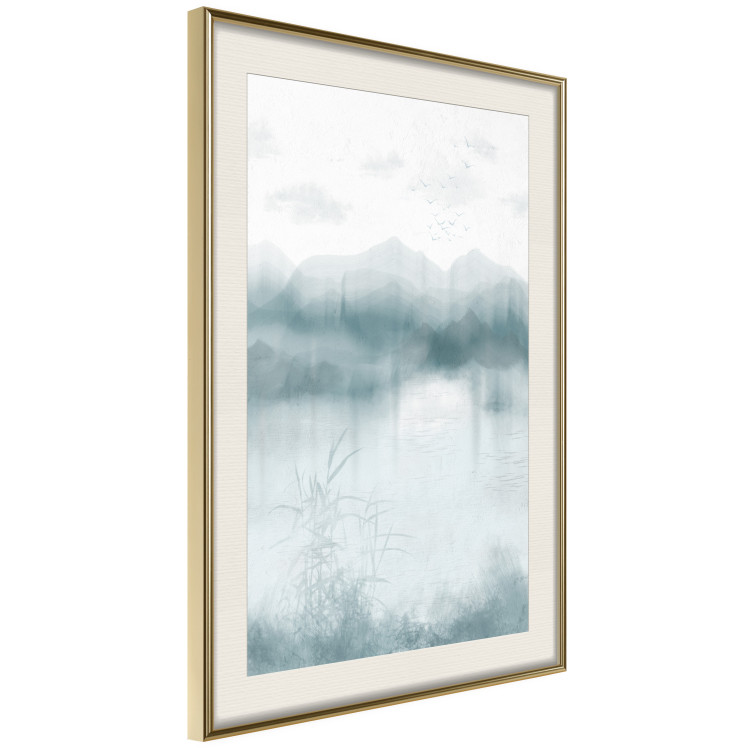 Poster Blue Mountains - Misty Landscape in Soothing Tones 146134 additionalImage 10
