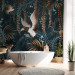 Wall Mural Tropical Jungle - Exotic Animals among the Leaves - Third Variant 146434 additionalThumb 8