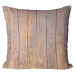 Decorative Microfiber Pillow Exotic wood - pattern imitating plank texture cushions 146734