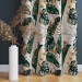 Decorative Curtain Elegance of leaves - composition in shades of green and gold 147234 additionalThumb 8