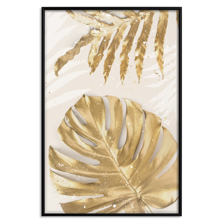 Poster Golden Leaves With an Elegant Monster - Plants With a Festive Atmosphere 148434 additionalImage 15