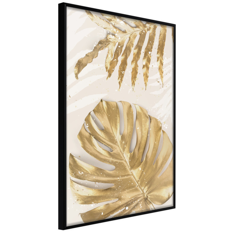 Poster Golden Leaves With an Elegant Monster - Plants With a Festive Atmosphere 148434 additionalImage 5