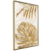 Poster Golden Leaves With an Elegant Monster - Plants With a Festive Atmosphere 148434 additionalThumb 4