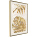 Poster Golden Leaves With an Elegant Monster - Plants With a Festive Atmosphere 148434 additionalThumb 7