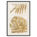 Poster Golden Leaves With an Elegant Monster - Plants With a Festive Atmosphere 148434 additionalThumb 26