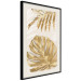 Poster Golden Leaves With an Elegant Monster - Plants With a Festive Atmosphere 148434 additionalThumb 10
