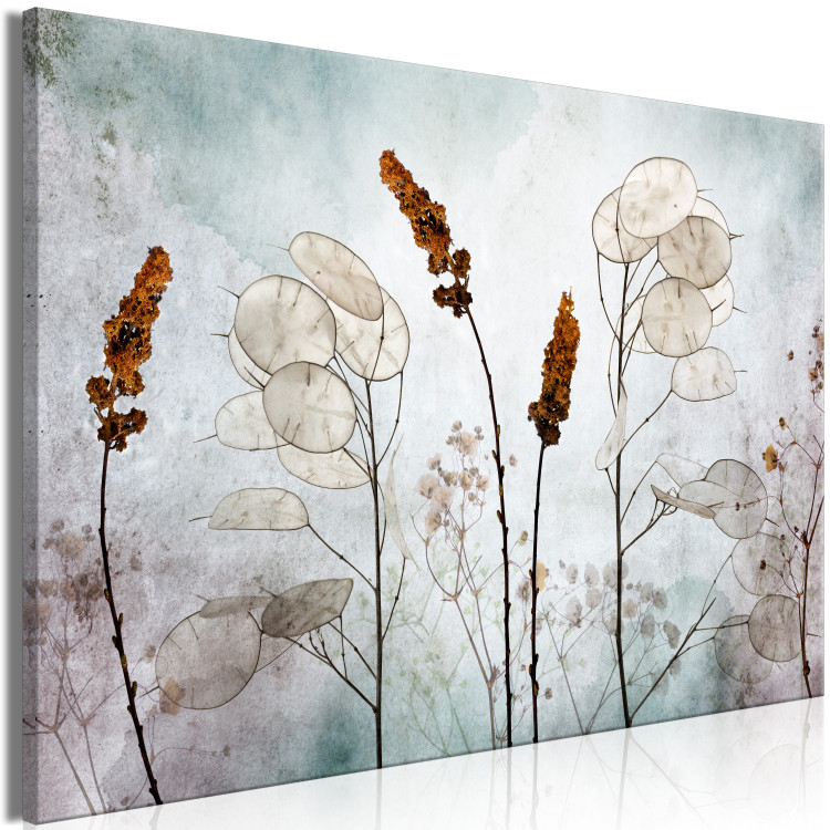 Canvas Art Print Lunaria in the Meadow (1 Part) Wide 149934 additionalImage 2