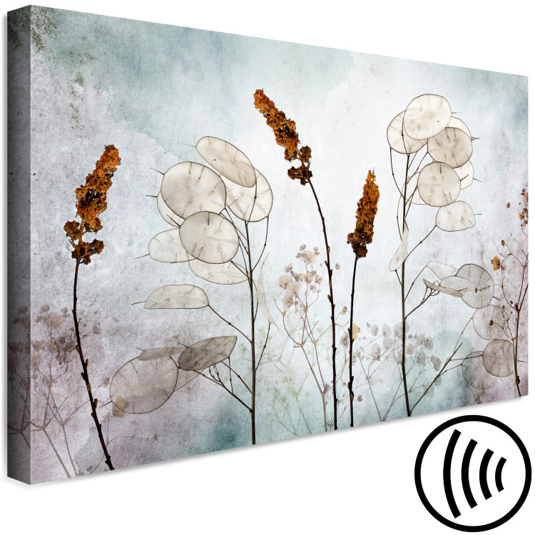 Canvas Art Print Lunaria in the Meadow (1 Part) Wide 149934 additionalImage 6