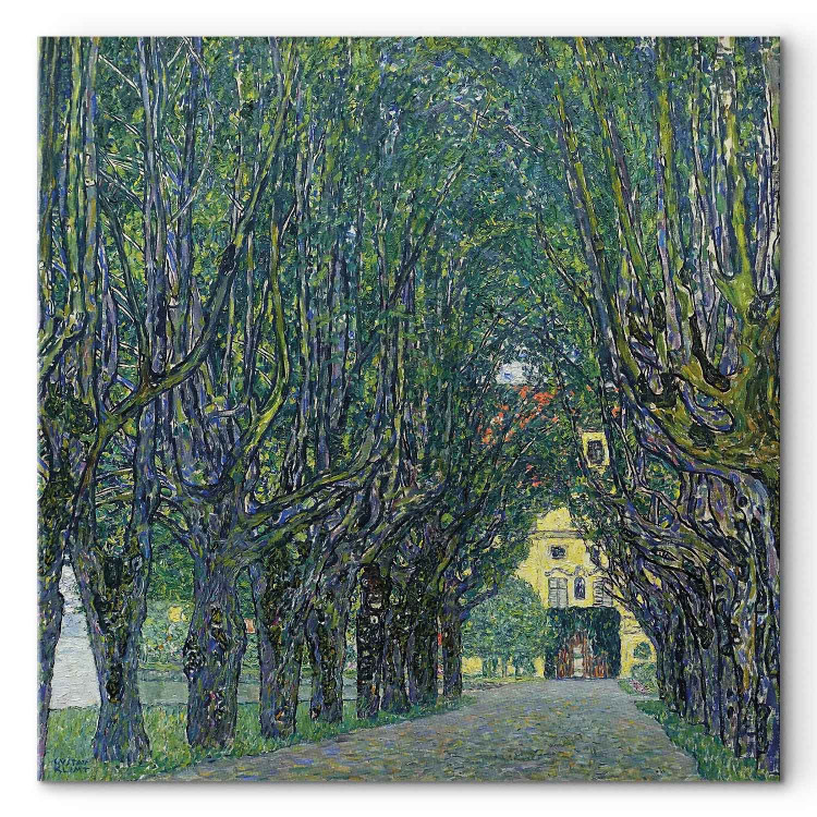 Reproduction Painting Alley of Trees in the Park at the Kammer Castle Art 150334