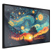 Poster Sunrise - A Vivid Landscape Inspired by the Works of Van Gogh 151134 additionalThumb 13