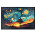 Poster Sunrise - A Vivid Landscape Inspired by the Works of Van Gogh 151134 additionalThumb 22