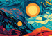 Poster Sunrise - A Vivid Landscape Inspired by the Works of Van Gogh 151134 additionalThumb 5