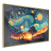 Poster Sunrise - A Vivid Landscape Inspired by the Works of Van Gogh 151134 additionalThumb 4