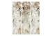 Room Separator Beautiful Background - Flower Motif on Old Surface [Room Dividers] 152034 additionalThumb 3