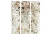 Room Separator Beautiful Background - Flower Motif on Old Surface [Room Dividers] 152034 additionalThumb 7
