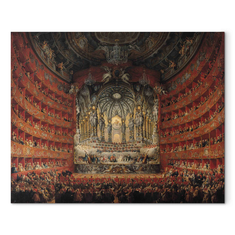 Art Reproduction Concert given by Cardinal de La Rochefoucauld at the Argentina Theatre in Rome, on the Marriage of Louis the Dauphin 153534