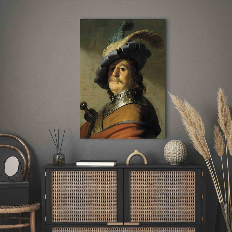 Art Reproduction Soldier with iron collar and feathered hat 154234 additionalImage 3