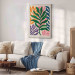 Canvas Art Print Colorful Leaves - A Composition Inspired by the Work of Matisse 159934 additionalThumb 10