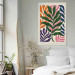 Canvas Art Print Colorful Leaves - A Composition Inspired by the Work of Matisse 159934 additionalThumb 11