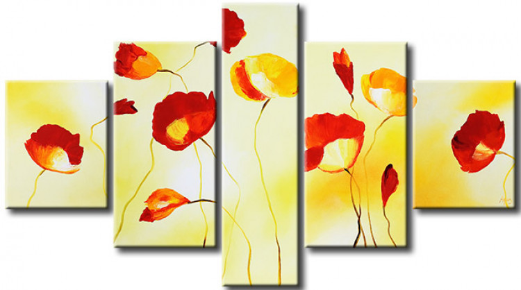 Canvas Art Print Summer poppies 48534