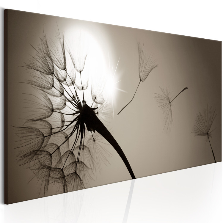Canvas Farewell Kiss of Summer - Dandelion Flowers with Sunlight Background 97934 additionalImage 2